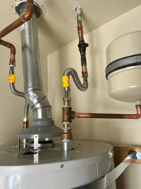 Water heater installation and plumbing repair in Clearview